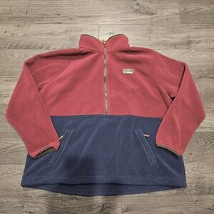 L.L. Bean Half Zip Fleece Size 2X Reg